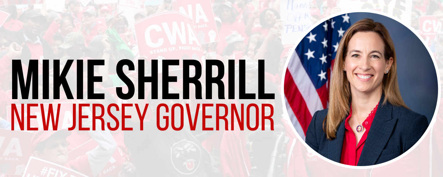 CWA Endorses Mikie Sherrill for Governor